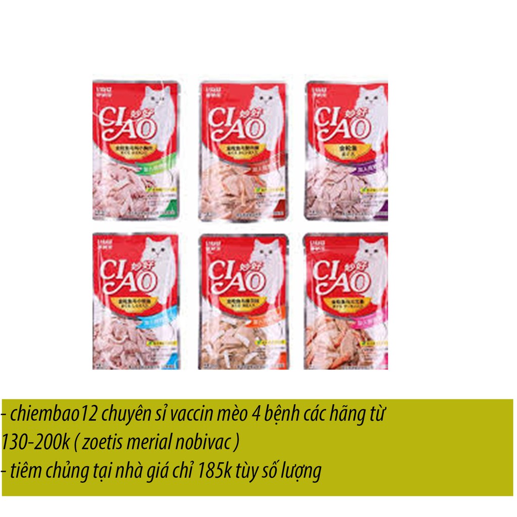 pate ciao cho mèo ( vị ngẫu nhiên )