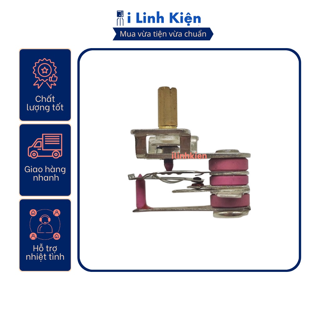 Rơ le nhiệt , rơ le lưỡng kim 2 tai bắt vít dùng cho kim lò nướng , nồi cơm , nồi áp suất.