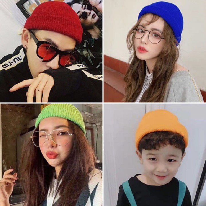 Mũ len Beanie Trơn Nhiều Màu [FULL 21 | WebRaoVat - webraovat.net.vn