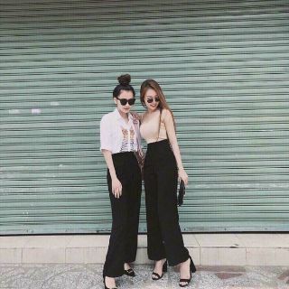 Quần tây ống suông