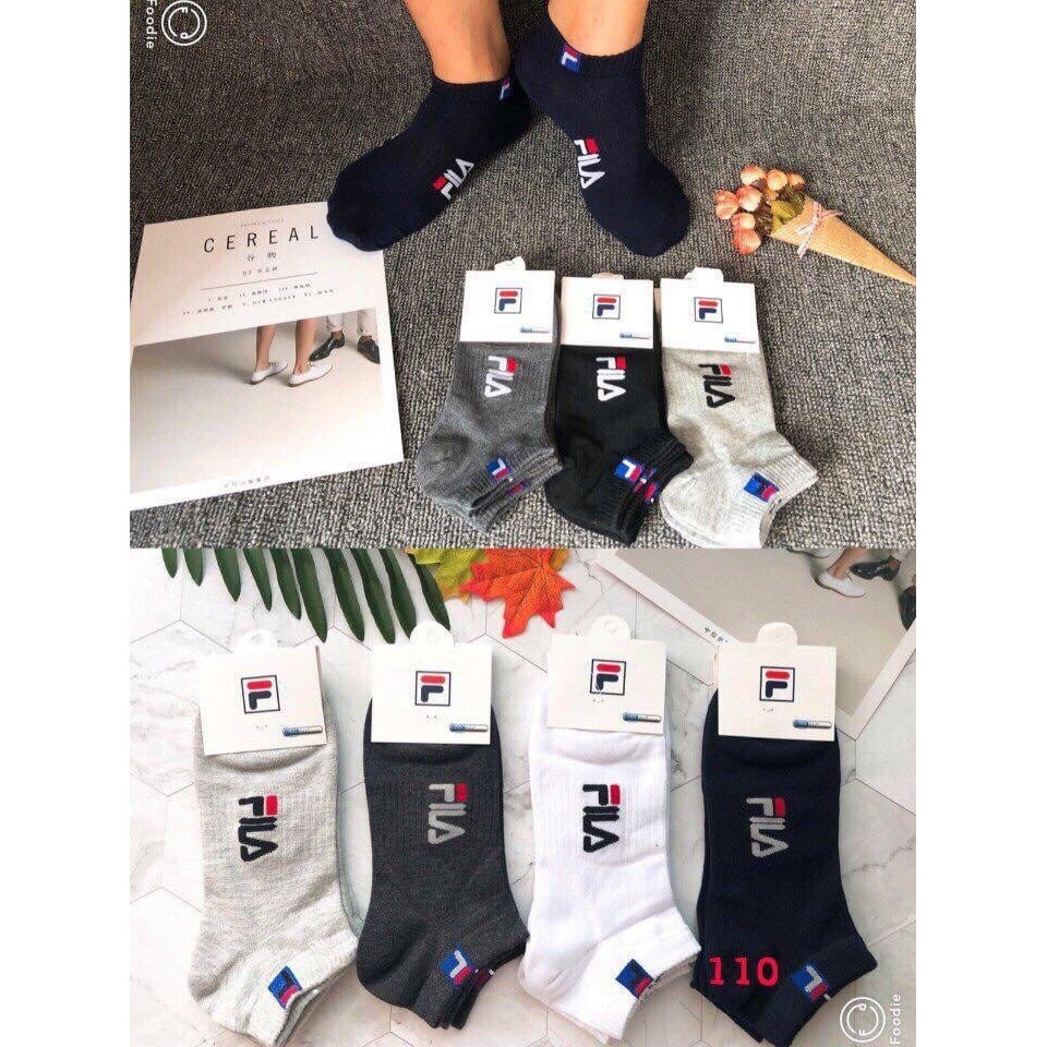 Combo 30 đôi tất nam Fila cổ ngắn