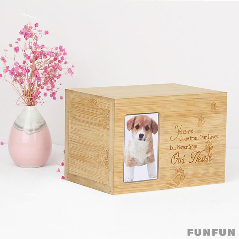 Hộp Gỗ Đựng Kỷ Niệm Cho Thú Cưng Chó Mèo