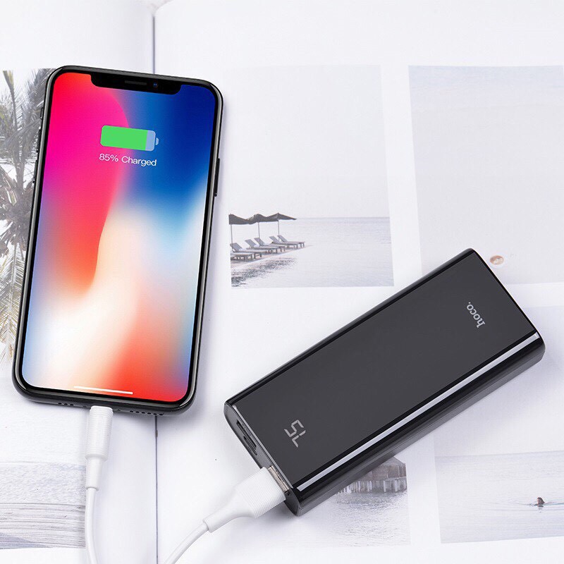 ⚡ Sạc Dự Phòng Hoco J45 10000mAh rất đẹp, có thể sạc 2 Thiết Bị Cùng Lúc