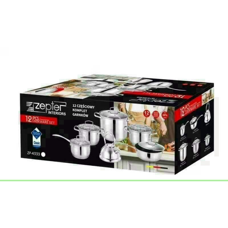 Bộ Nồi Cao Cấp Đức ZEPTER 6 MÓN 12 Chi Tiết