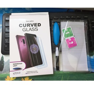 Kính cường lực trong suốt Full màn hình Full keo UV Samsung Galaxy Note 10/ Note 10 Plus