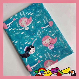 Vải canvas/vải bố họa tiết cô gái dễ thương làm phông nền chụp ảnh, rèm cửa, túi tote...