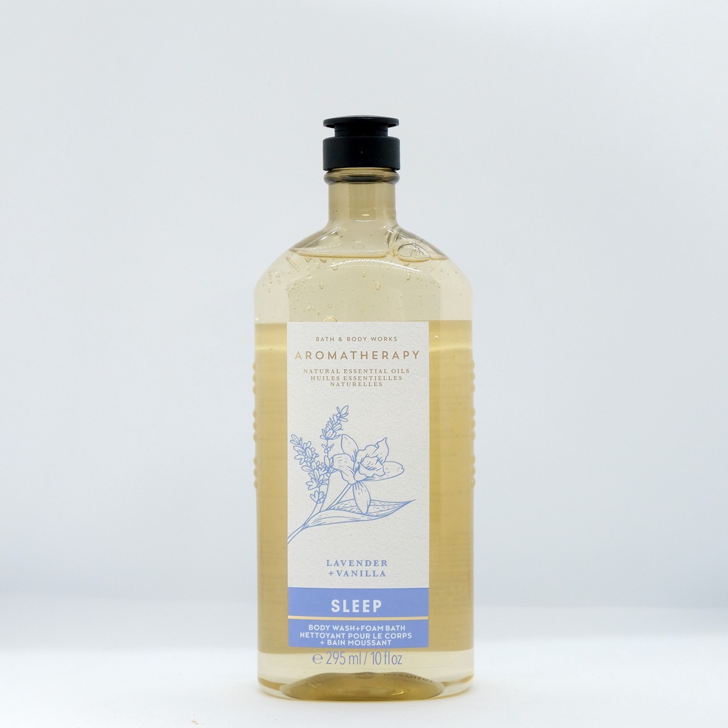 Tắm thư giãn Sleep Lavender + Vanilla - Bath & Body Works Aromatherapy (295ml)