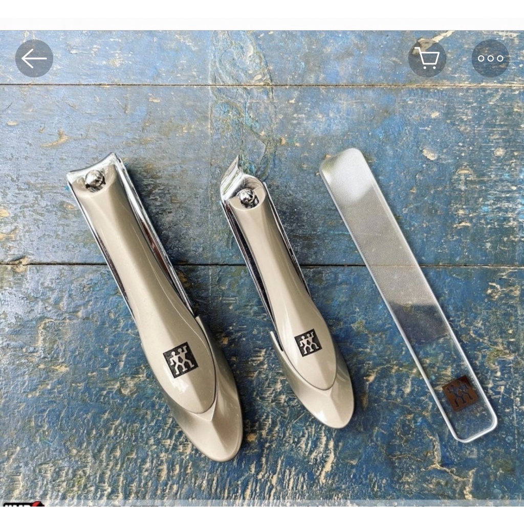 Bộ bấm móng tay cao cấp Zwilling 3 món tiện dụng, có hộp chính hãng.