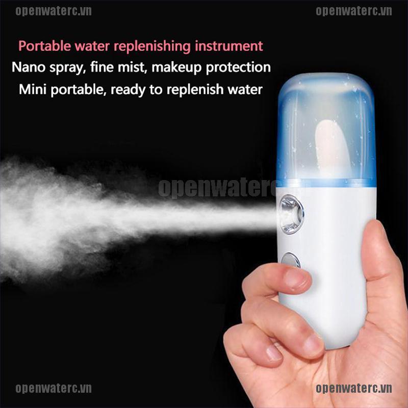 OPC Nano Mist Maker USB Air Humidifier Handheld Diffuser For Skin moisturizing