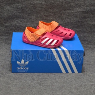 [☘ADIDAS®☘] -Dép sandal bít mũi bé gái Adidas® chính hãng-Hồng cam
