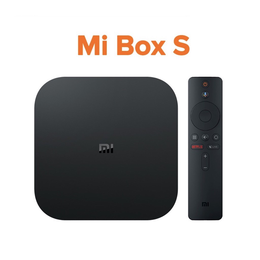 Android Tivi Box Xiaomi Mibox S 4K Global Quốc Tế (Android 8.1) - Hàng Chính Hãng