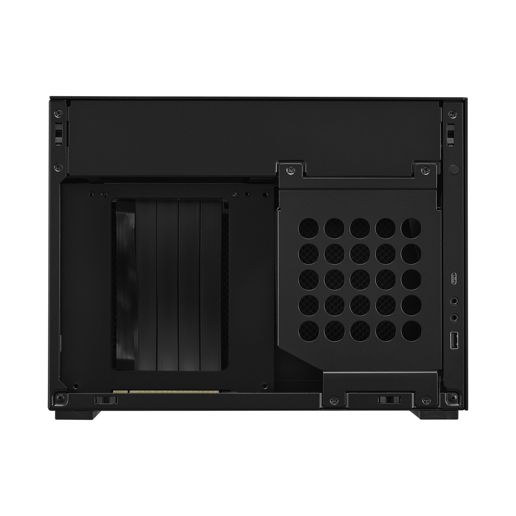 Vỏ case máy tính Lian Li A4H2O Black | Silver kèm Riser VGA PCIe 4.0 - Chính hãng, A4 H20 X4 A4, mini ITX, mITX, HTPC