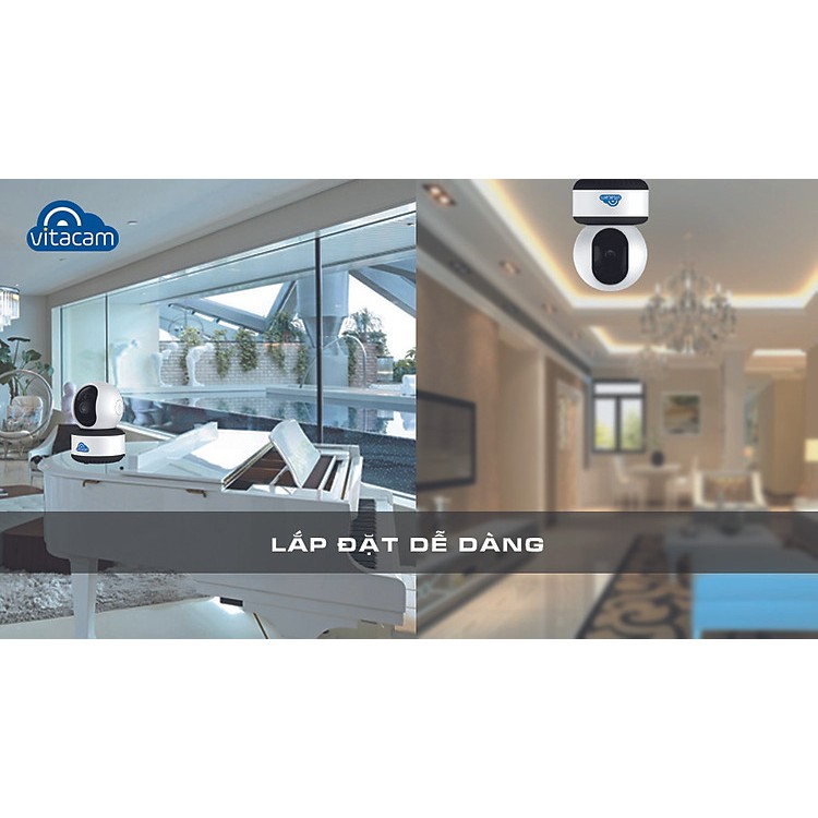 Camera IP Vitacam C1280 Pro 3.0Mpx 1920P - Hàng Chính Hãng Bảo Hành 2 Năm | BigBuy360 - bigbuy360.vn