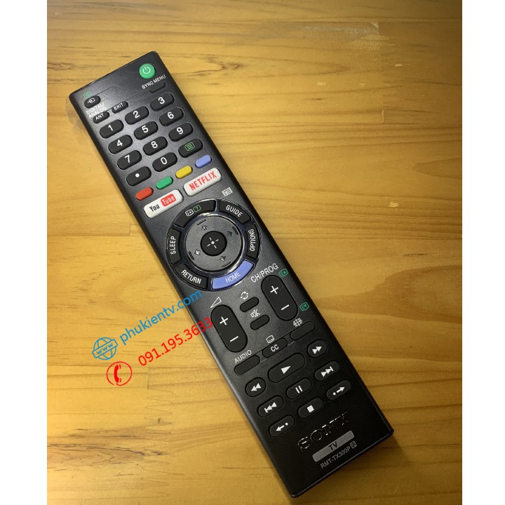 [Hàng Tốt ] Điều Khiển Tivi Sony RMT-TX300P - Có Phím Tắt Youtube Và Netflix - Cam Kết Như Quảng Cáo