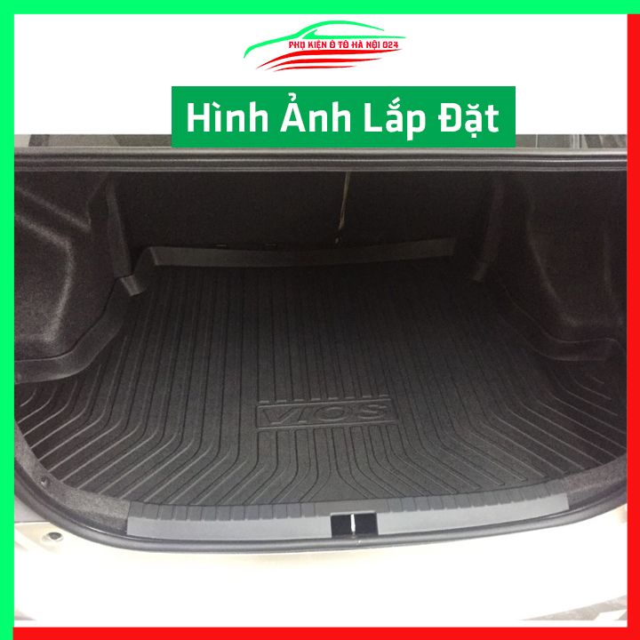 Thảm nhựa lót cốp Toyota Vios 2014-2017 nhựa dẻo dày dặn đàn hồi tốt