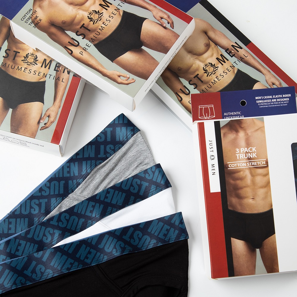 Set Quần Lót Nam Tam Giác JustMen chất vải thoáng mát