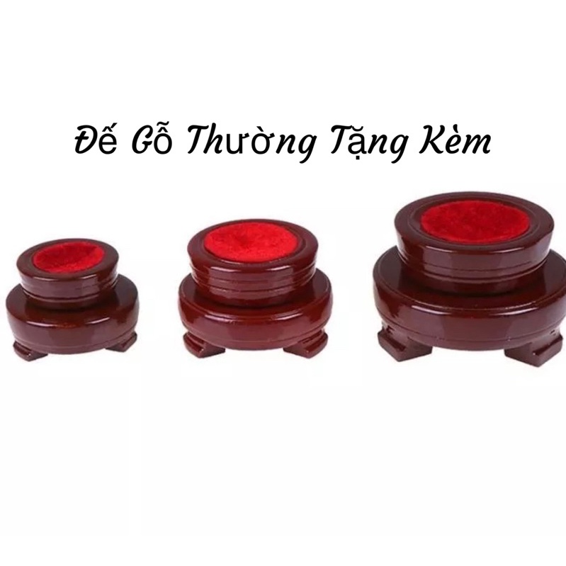 Quả Bi Cầu Đá Núi Lửa Đỏ - Vàng Phong Thuỷ