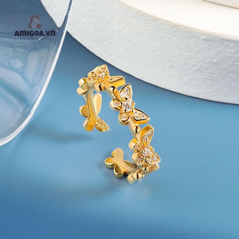 ✨✨Nhẫn Hợp Kim Hình Bươm Bướm Xinh Xắn