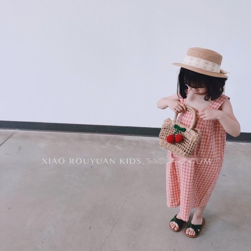[Babycat] Hàng Có Sẵn Quần Yếm Ống Rộng Tới Mắt Cá Chân Phong Cách Hàn Quốc Nhật Bản Kiểu Mới Thời Trang Mùa Hè Kiểu Phương Tây