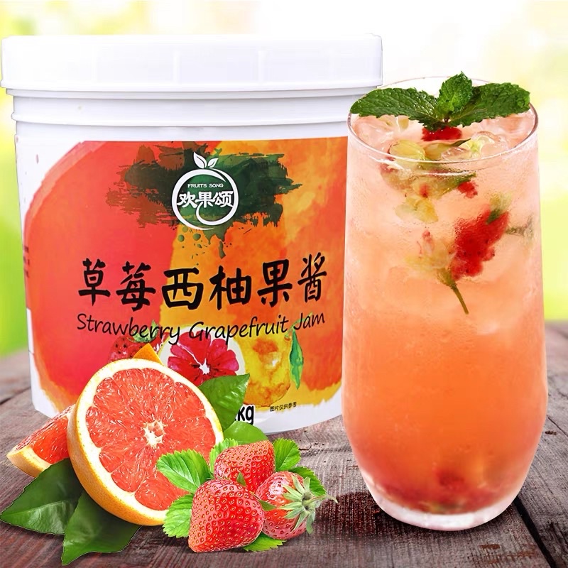 Sốt Cam Đào Dâu 1,3kg trà hoa quả