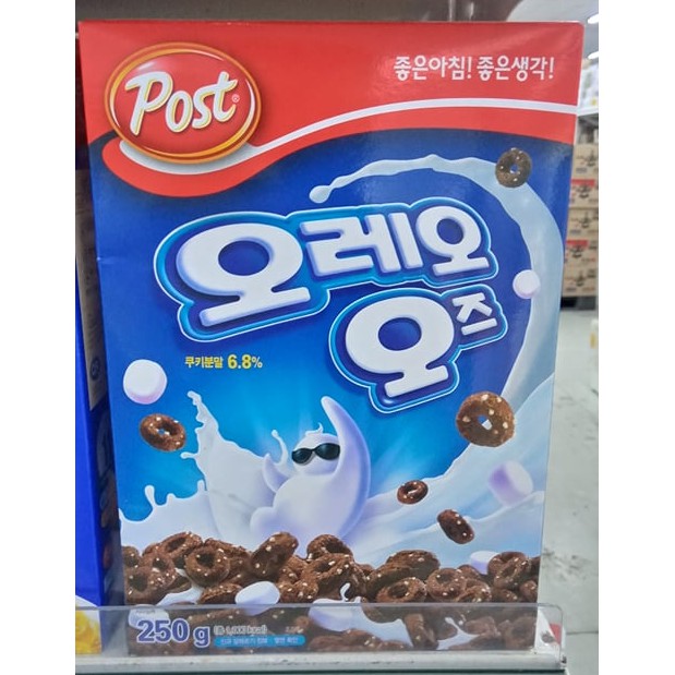 [Mã 229FMCGSALE giảm 8% đơn 500K] NGŨ CỐC ĂN SÁNG CHOCOLATE OREO 250G, NGŨ CỐC OREO HÀN QUỐC - 오레오 오즈