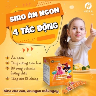 Siro hera baby mum mum cho trẻ ăn ngon, ngủ ngon , tăng sức đề kháng, tăng cân