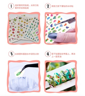 nail sticker-dán móng tay( phần 2)