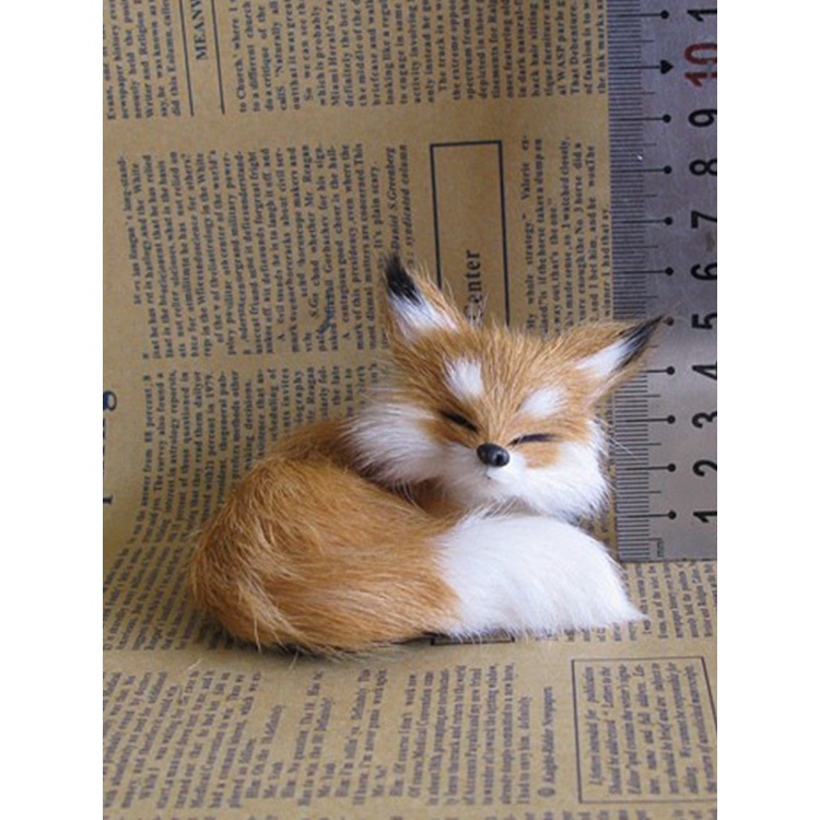 Thú nhồi bông hình con cáo bằng nhựa mềm