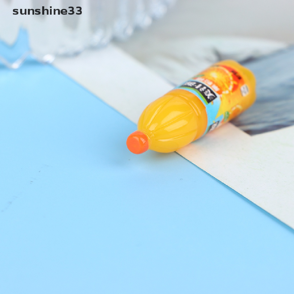 SU 5pcs 1:12 Dollhouse Miniature Fruit Drinks Model Kitchen Food Accessories Toys n