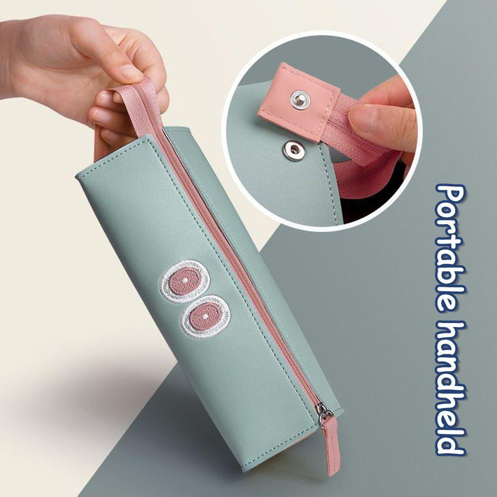 UUMIR Túi Đựng Bút Canvas Họa Tiết Hoạt Hình Dễ Thương