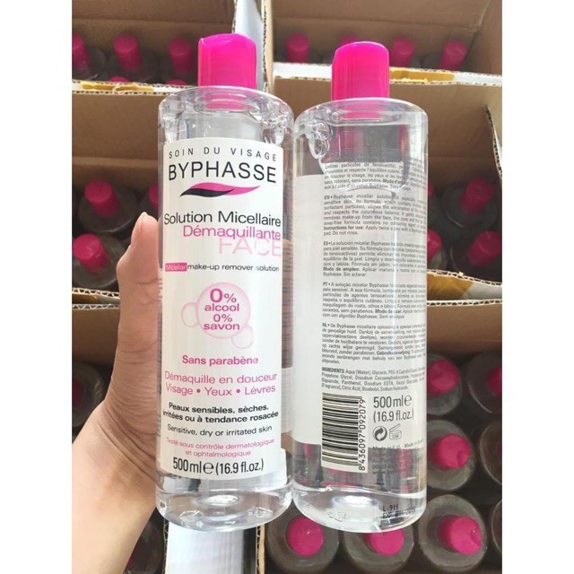 Nước tẩy trang- Toner Byphasse 500ml