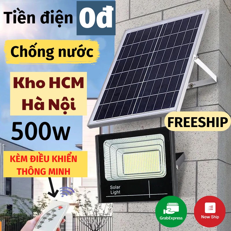 Đèn Pha LED Năng Lượng Mặt Trời, Đèn Pha Chống Nước - AUTO BEN