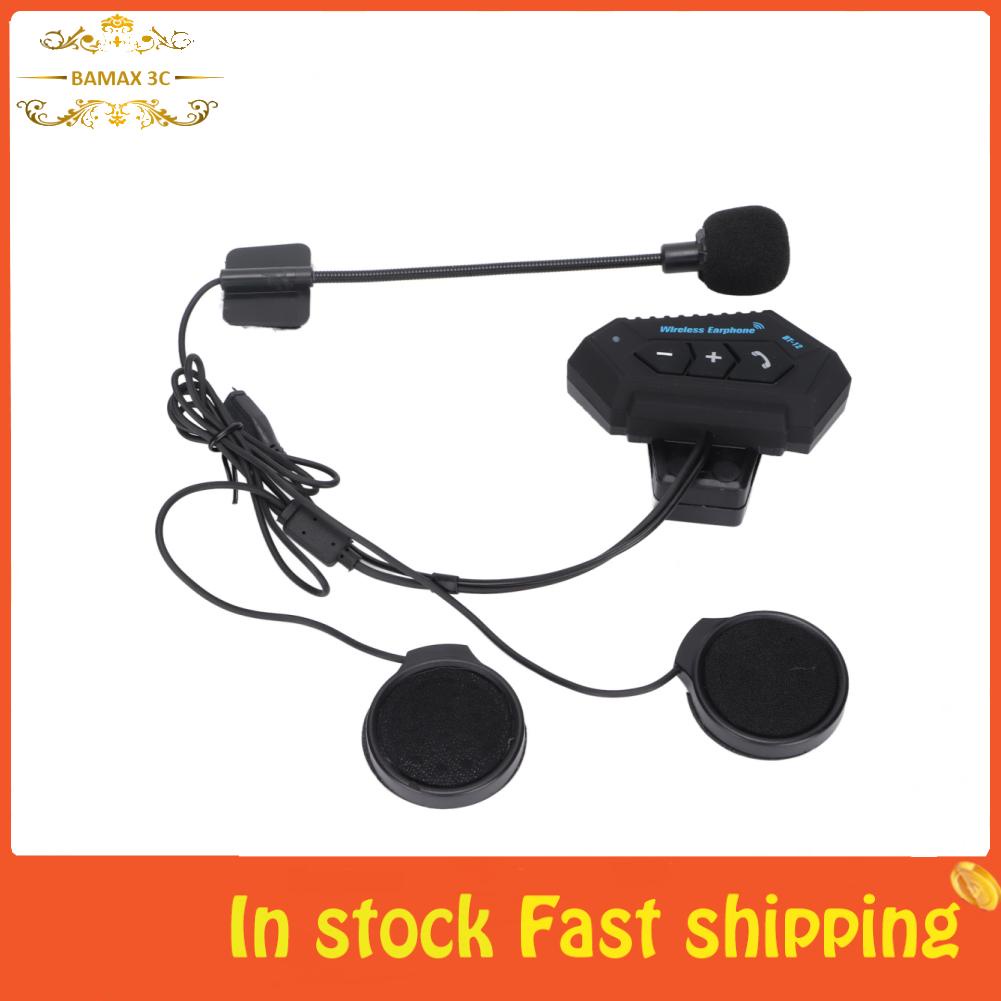 Tai nghe bluetooth 5.0 gắn mũ bảo hiểm Bamaxis