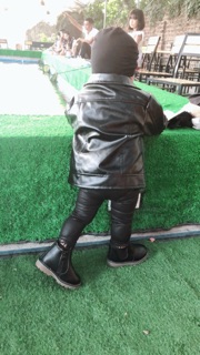 Quần legging da cho bé gái