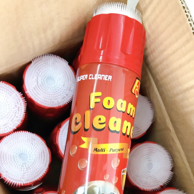 Xịt tạo bọt đa năng Foam Cleaner 3T vệ sinh 90% nội thất ô tô và đồ gia dụng