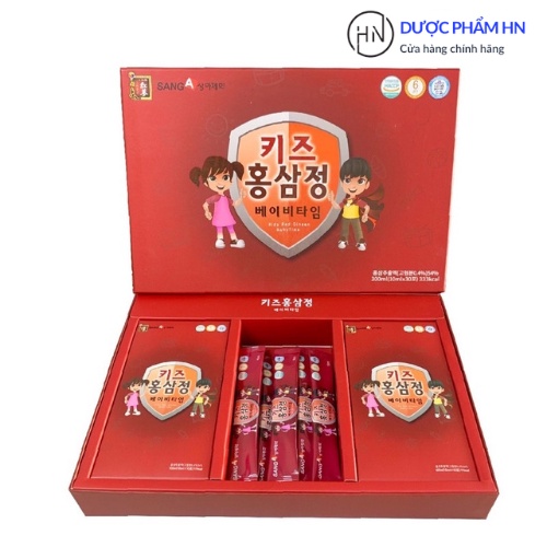 Nước hồng sâm trẻ em baby Sang A, Giúp trẻ ăn ngon, Xuất sứ Hàn Quốc, hộp 30 gói duocphamhn92