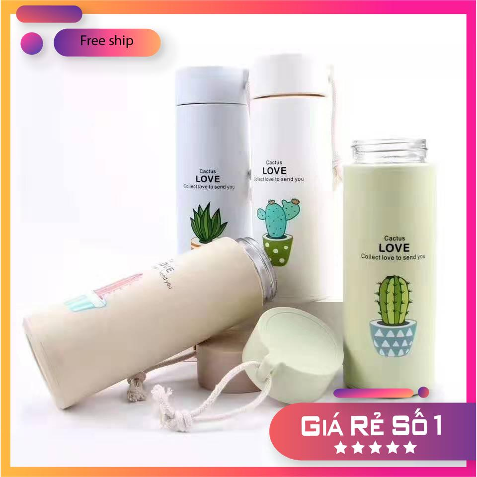 Bình xương rồng 450ml giữ nhiệt, chắc chắn | BigBuy360 - bigbuy360.vn