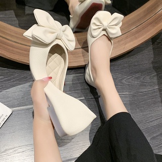 Giầy búp bê nữ nơ đế dẻo êm chân hàng QC (Mã 167)