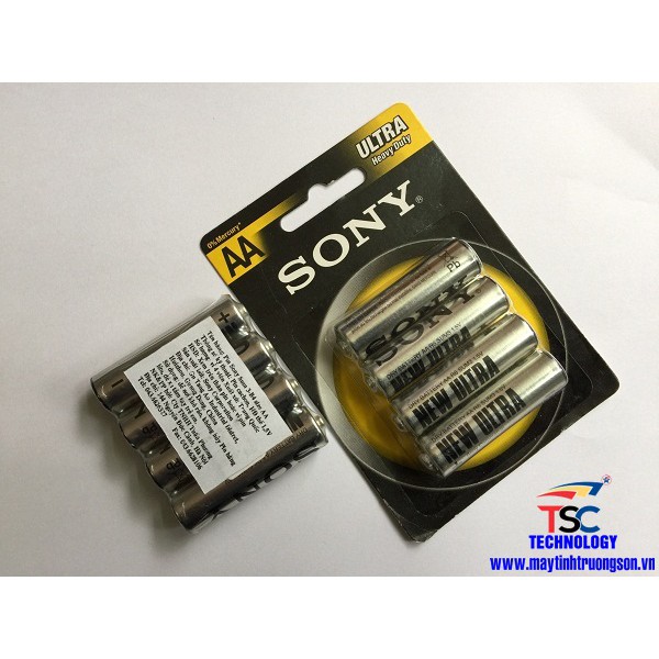 Pin SONY AA - Dùng cho chuột không dây... (Vỉ 4 Viên pin)