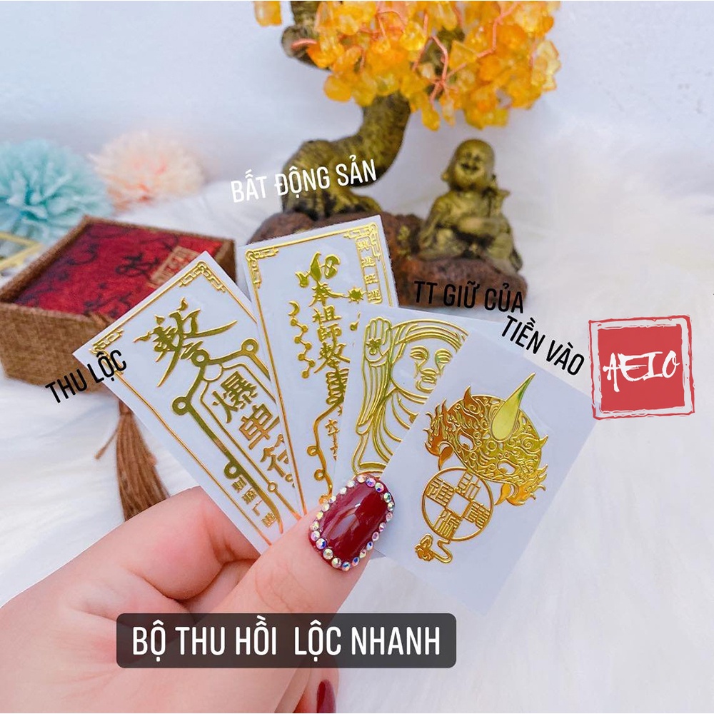 Miếng Dán Linh Phù ☯ Tài Lộc Bình An May Mắn Tình Duyên Phong Thủy ☯ Sản Phẩm Đặt Riêng Cho Quý Anh Chị