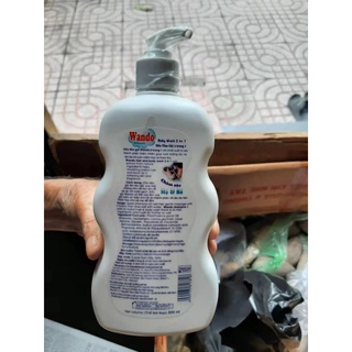 Dầu Tắm Gội Bé 2 trong 1 WANDO