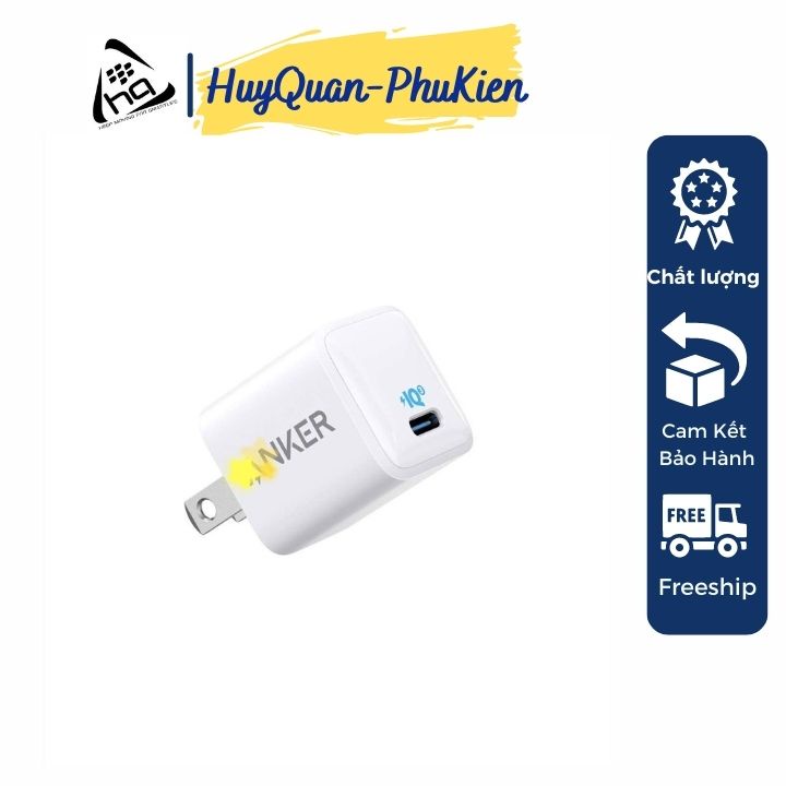 Củ Sạc Nhanh Anker PowerPort III Nano 18W - A2616 Hàng Zin Cũ Đẹp.