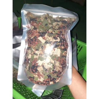 Trà gạo lứt huyết rồng mix lá sen và gừng