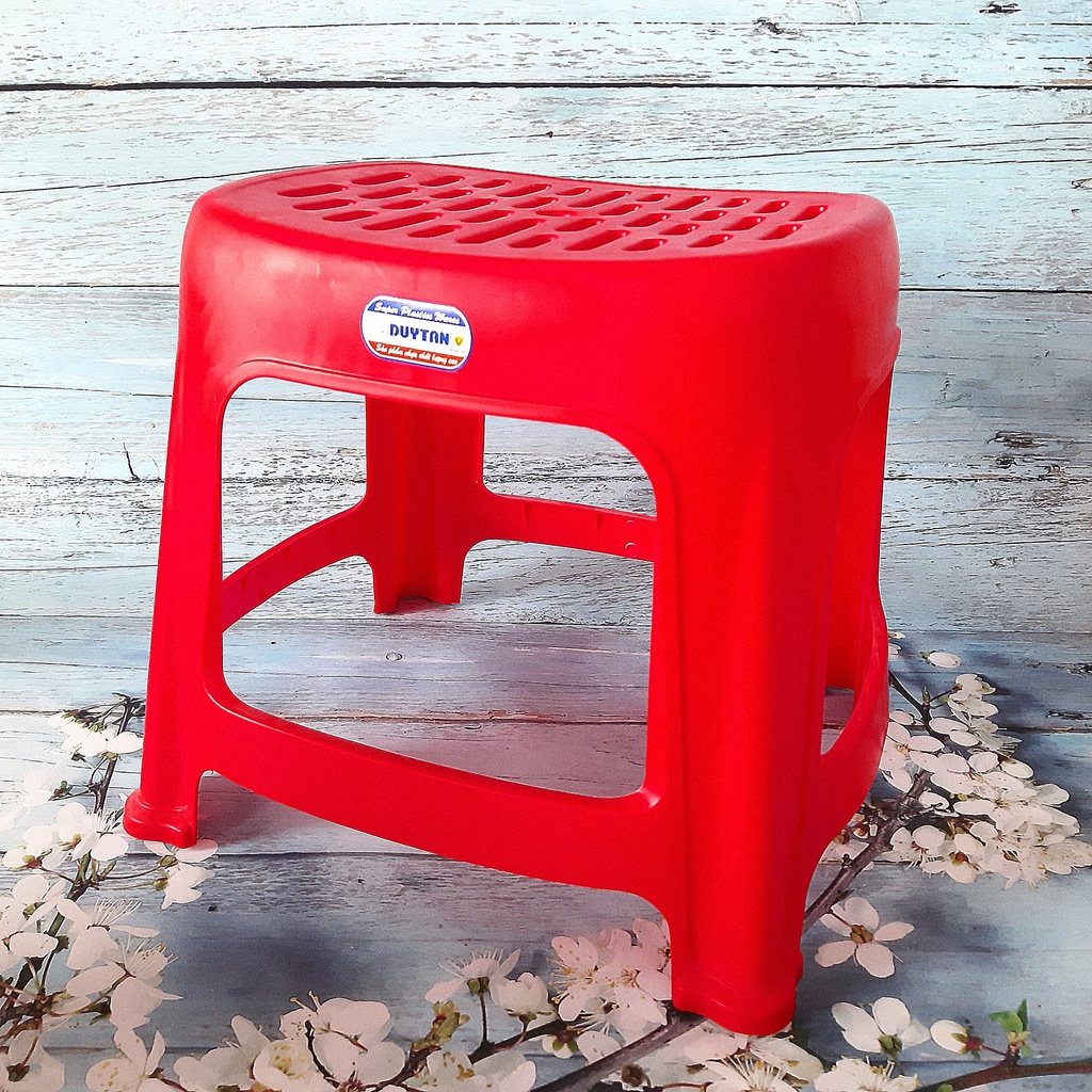 Ghế nhựa duy tân Lùn Oval Trà Chanh (33 x 30.2 x 28.2 cm) No.951