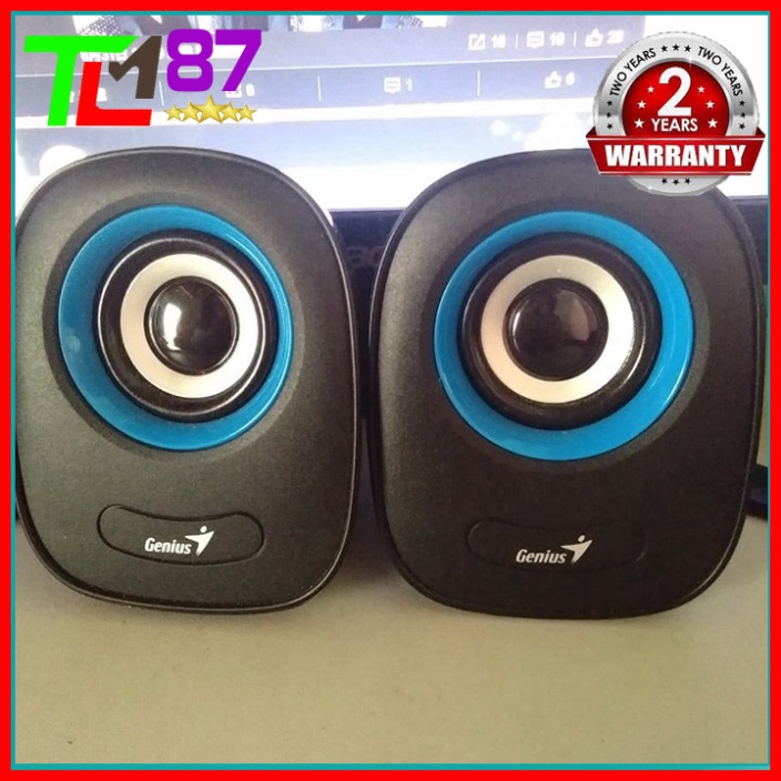 Loa Máy Vi Tính PC Laptop Để Bàn Cao Cấp 2.0 GENIUS SP-Q160 - Loa Nghe Nhạc Mini Có Dây
