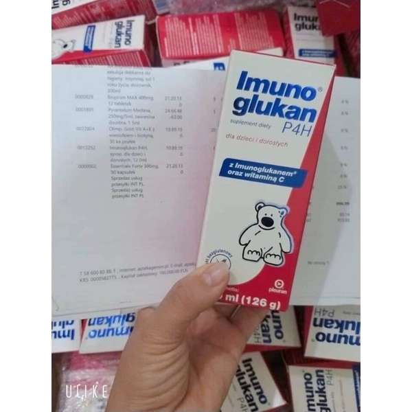 Siro tăng đề kháng imunoglukan cho bé 120ml