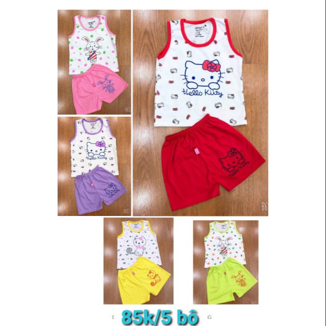 Set 5 bộ ba lỗ đùi bé gái