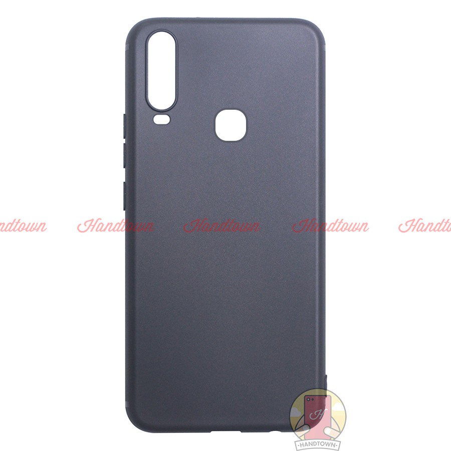 Ốp Lưng Vivo Y12 / Y15 / Y17 Silicone Cao Cấp Dẻo Đen Nhám Chống Trầy