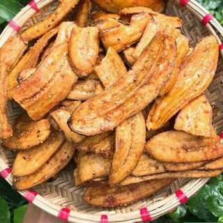 Chuối sấy mè gừng đà lạt - thơm giòn siêu ngon