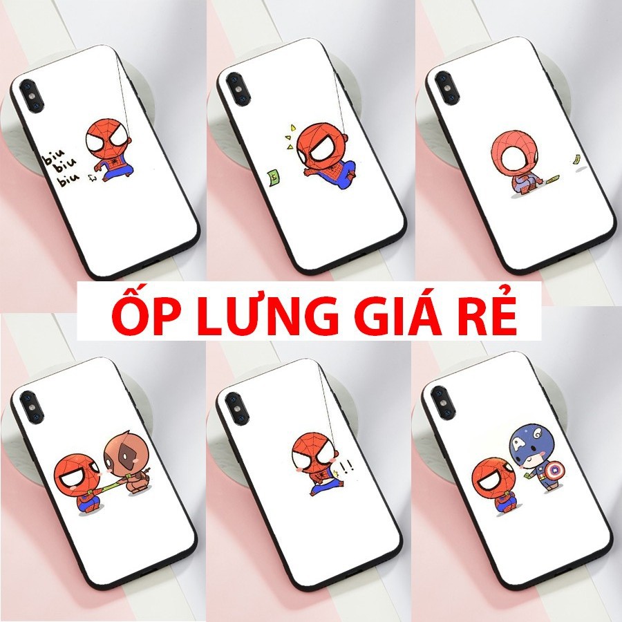 [FREESHIP TỪ 50k] ỐP LƯNG IPHONE IN HÌNH SPIDER MAN CHIBI